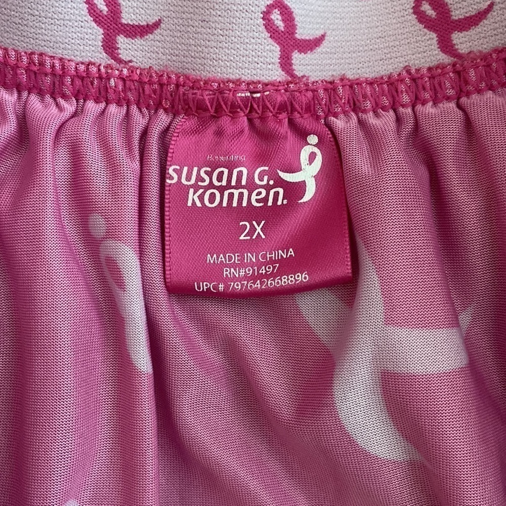 Susan G. Komen Breast Cancer Pink Tutu Short Mini Skirt Size 2X - Picture 3 of 4